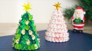 紙で作るボリュームたっぷりクリスマスツリーの作り方 見たものクリップ